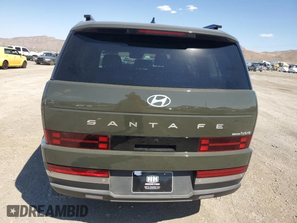 2024 Hyundai Santa Fe Hybrid Limited with VIN 5NMP3DG15RH011441, listed as a Copart auction lot 69892864 with 601 mi miles and Salvage Title. Bid and sale history available at carsss.com. Image 6.