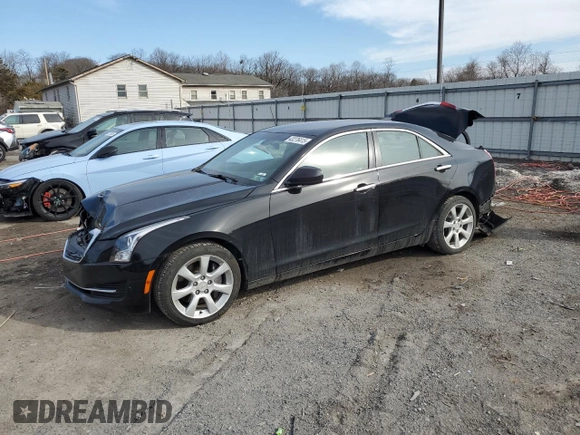 2016 Cadillac ATS Standard AWD z VIN 1G6AG5RXXG0197107, wystawiony jako Copart lot #43276415 z przebiegiem 100 077 mil mil oraz Szkoda całkowita • Salvage title. Historia ofert i sprzedaży dostępna na DreamBid. Obrazek 1.