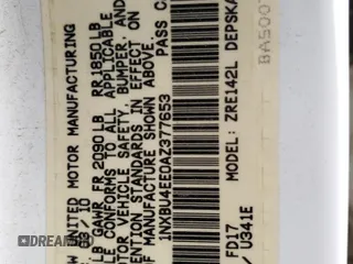 2010 Toyota Corolla с VIN 1NXBU4EE0AZ377653, выставлен на аукционе Copart как лот 61427565 с пробегом Не указан миль и Чистый • Clean title. История ставок и продаж доступна на DreamBid. Изображение 12.