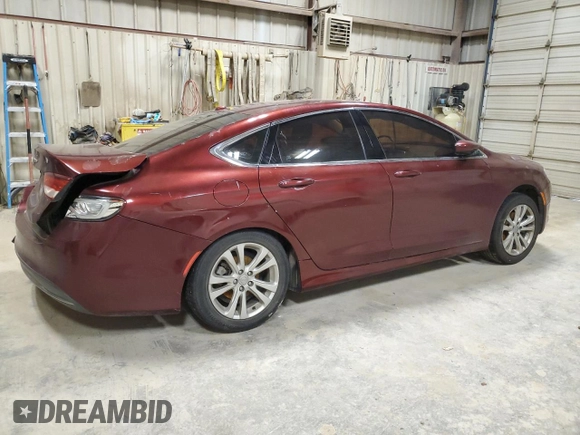 2015 Chrysler 200 Limited z VIN 1C3CCCABXFN670791, wystawiony jako Copart lot #55678725 z przebiegiem 148 988 mil mil oraz Szkody całkowita. Historia ofert i sprzedaży dostępna na DreamBid. Obrazek 3.