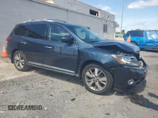 2015 Nissan Pathfinder SL with VIN 5N1AR2MM1FC705282, listed as a Copart auction lot 61608575 with 140,407 mi miles and Clean title. Bid and sale history available at DreamBid. Image 4.