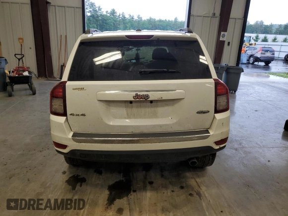 2017 Jeep Compass Latitude with VIN 1C4NJDEB8HD129242, listed as a Copart auction lot 60695395 with 89,050 mi miles and Non repairable. Bid and sale history available at DreamBid. Image 6.