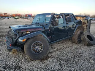 2023 Jeep Wrangler Rubicon with VIN 1C4JJXFG0PW688247, listed as a Copart auction lot 85073444 with 0 mi miles and Salvage Title. Bid and sale history available at carsss.com. Image 1.