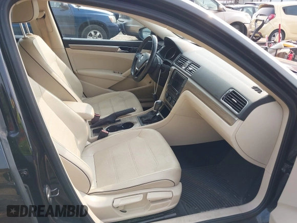 2017 Volkswagen Passat SE with VIN 1VWBT7A39HC032213, listed as a IAAI auction lot 42334358 with 99,277 mi miles and . Bid and sale history available at DreamBid. Image 5.