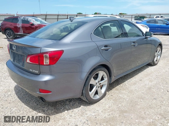 2012 Lexus IS 250 with VIN JTHBF5C29C5169344, listed as a IAAI auction lot 42494693 with 92,859 mi miles and . Bid and sale history available at DreamBid. Image 4.