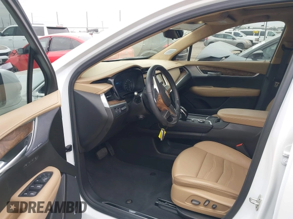 2024 Cadillac XT5 Premium Luxury AWD with VIN 1GYKNERSXRZ707816, listed as a IAAI auction lot 41749596 with 8,701 mi miles. Bid and sale history available at carsss.com. Image 5.