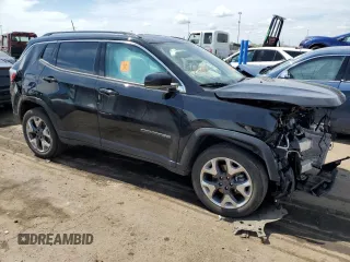 2022 Jeep Compass Limited with VIN 3C4NJDCB0NT101055, listed as a Copart auction lot 56143005 with Not provided miles and Salvage title. Bid and sale history available at DreamBid. Image 4.