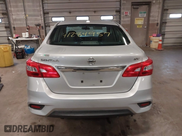 2019 Nissan Sentra S z VIN 3N1AB7AP7KY345072, wystawiony jako IAAI lot #41284957 z przebiegiem 104 084 mil mil oraz . Historia ofert i sprzedaży dostępna na DreamBid. Obrazek 17.