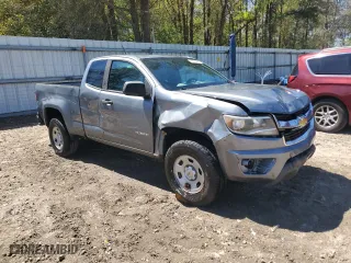 2018 Chevrolet Colorado 2WD Work Truck with VIN 1GCHSBEA6J1299242, listed as a Copart auction lot 50182555 with 76,816 mi miles and Salvage Title. Bid and sale history available at carsss.com. Image 4.