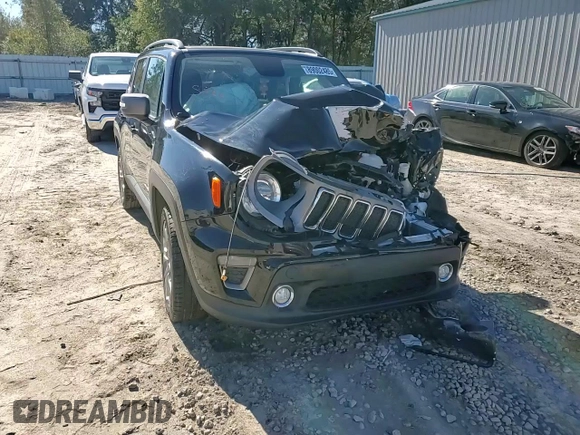 2019 Jeep Renegade Limited with VIN ZACNJAD11KPK09916, listed as a Copart auction lot 89002485 with Not Provided miles and Non Repairable. Bid and sale history available at DreamBid. Image 13.
