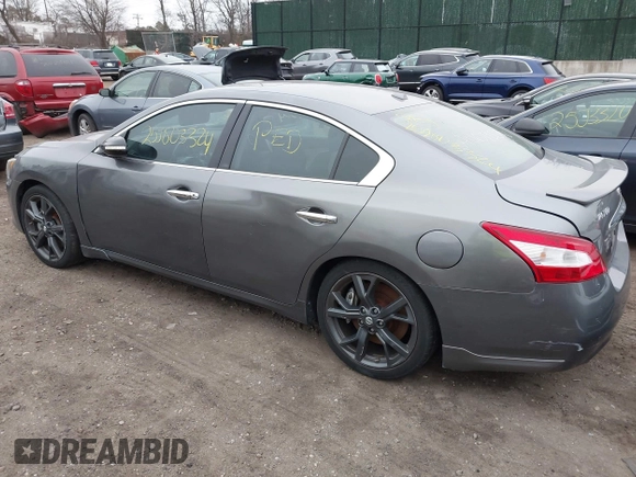 2014 Nissan Maxima SV with VIN 1N4AA5AP6EC443663, listed as a IAAI auction lot 41927687 with Not Provided miles and . Bid and sale history available at DreamBid. Image 3.