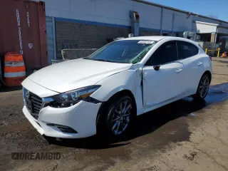 2018 Mazda 3 Touring with VIN 3MZBN1L31JM198444, listed as a Copart auction lot 52080165 with 43,880 mi miles and Salvage Title. Bid and sale history available at DreamBid. Image 1.