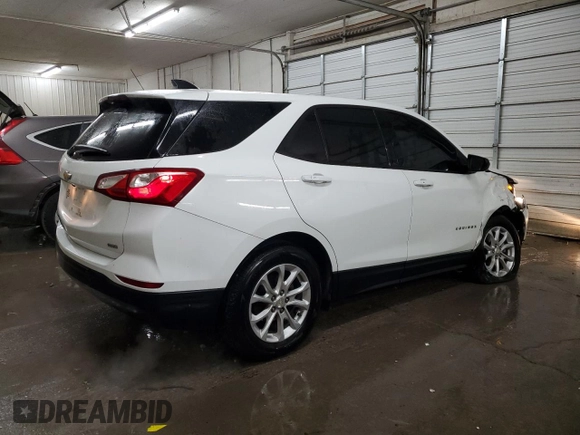 2019 Chevrolet Equinox LS with VIN 3GNAXSEV3KS667356, listed as a Copart auction lot 82869984 with 61,514 mi miles and Salvage Title. Bid and sale history available at DreamBid. Image 3.