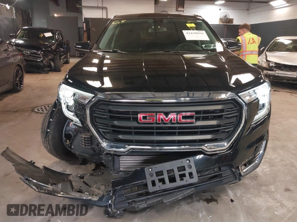 2022 GMC Terrain SLE with VIN 3GKALTEV6NL165129, listed as a IAAI auction lot 42430856 with 14,617 mi miles and . Bid and sale history available at DreamBid. Image 12.