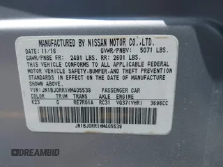 2017 Infiniti QX50 z VIN JN1BJ0RR1HM405539, wystawiony jako IAAI lot #42264771 z przebiegiem 52 746 mil mil oraz . Historia ofert i sprzedaży dostępna na DreamBid. Obrazek 9.
