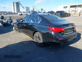 2017 Infiniti Q50 2.0t with VIN JN1CV7AR9HM680931, listed as a IAAI auction lot 40921330 with 87,886 mi miles. Bid and sale history available at carsss.com. Image 3.