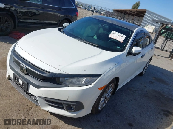 2017 Honda Civic Sedan EX-L with VIN 2HGFC1F71HH636172, listed as a IAAI auction lot 38464968 with 74,030 mi miles. Bid and sale history available at carsss.com. Image 17.