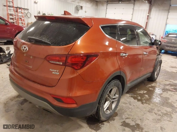 2017 Hyundai Santa Fe Sport 2.4L with VIN 5XYZTDLB8HG439889, listed as a IAAI auction lot 41416462 with 140,602 mi miles. Bid and sale history available at carsss.com. Image 4.