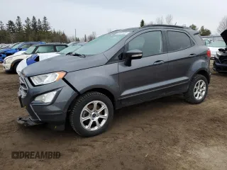 2020 Ford EcoSport SE z VIN MAJ6S3GL0LC314584, wystawiony jako Copart lot #52031655 z przebiegiem 77 125 mil mil oraz Szkody całkowita. Historia ofert i sprzedaży dostępna na DreamBid. Obrazek 1.