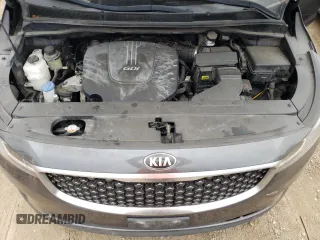 2017 Kia Sedona LX with VIN KNDMB5C16H6314869, listed as a Copart auction lot 58625264 with 132,411 mi miles and Salvage Title. Bid and sale history available at carsss.com. Image 12.
