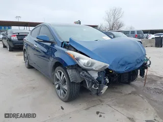2014 Hyundai Elantra SE with VIN KMHDH4AEXEU122503, listed as a IAAI auction lot 38839586 with 86,865 mi miles. Bid and sale history available at carsss.com. Image 1.