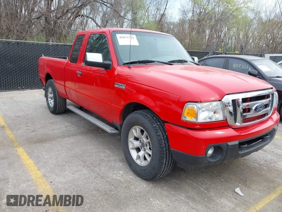 2009 Ford Ranger XLT with VIN 1FTZR45E39PA58729, listed as a IAAI auction lot 41875721 with 130,597 mi miles. Bid and sale history available at carsss.com. Image 1.