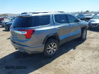 2021 GMC Acadia SLT with VIN 1GKKNMLS1MZ218856, listed as a IAAI auction lot 41797665 with 59,958 mi miles. Bid and sale history available at carsss.com. Image 4.