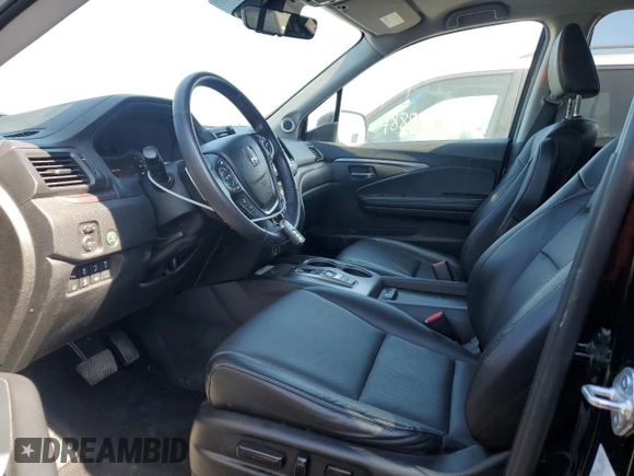 2021 Honda Ridgeline RTL-E with VIN 5FPYK3F74MB027672, listed as a Copart auction lot 49490035 with 80,647 mi miles and Salvage title. Bid and sale history available at DreamBid. Image 7.