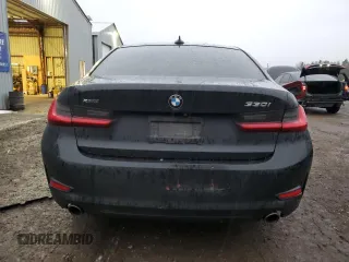 2021 BMW 3 Series 330i xDrive with VIN 3MW5R7J0XM8B98047, listed as a Copart auction lot 82392774 with 0 mi miles and Salvage Title. Bid and sale history available at carsss.com. Image 6.