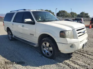 2007 Ford Expedition EL Limited with VIN 1FMFK19527LA20649, listed as a Copart auction lot 80579714 with 238,907 mi miles and Clean Title. Bid and sale history available at carsss.com. Image 4.