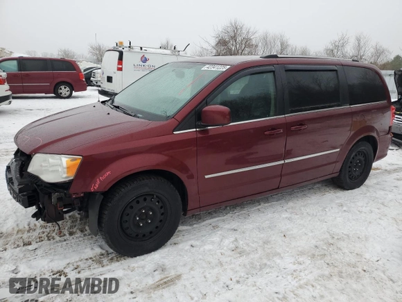 2017 Dodge Grand Caravan Crew Plus with VIN 2C4RDGDG9HR754866, listed as a Copart auction lot 42341225 with 213,458 mi miles and Salvage Title. Bid and sale history available at DreamBid. Image 1.