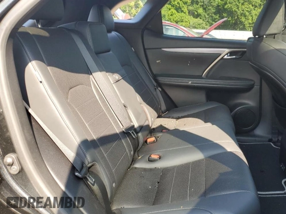 2022 Lexus RX 350 F Sport with VIN 2T2SZMDA6NC333238, listed as a Copart auction lot 62311605 with 57,786 mi miles and Salvage title. Bid and sale history available at DreamBid. Image 11.