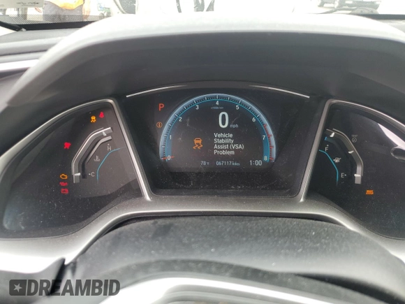 2016 Honda Civic Sedan EX-L with VIN 2HGFC1F78GH652805, listed as a Copart auction lot 51697935 with 67,117 mi miles and Salvage Title. Bid and sale history available at carsss.com. Image 9.