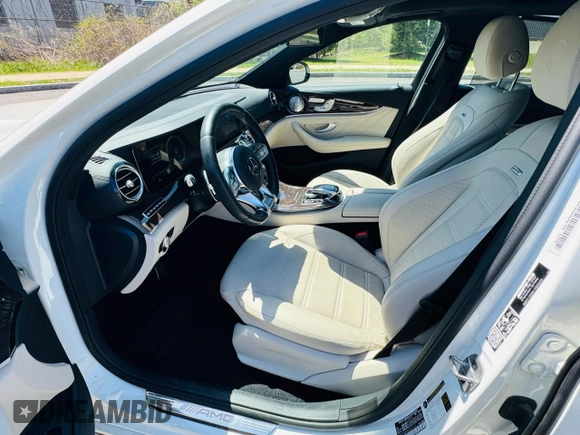 2020 Mercedes-Benz E-Class AMG E 63 S with VIN WDDZF8KB0LA727176, listed as a Copart auction lot 52074585 with 1,856 mi miles and Salvage Title. Bid and sale history available at carsss.com. Image 7.