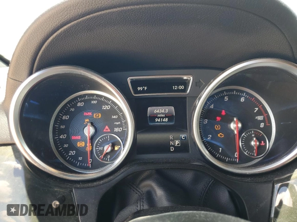 2019 Mercedes-Benz GLS 450 with VIN 4JGDF6EE5KB238100, listed as a Copart auction lot 60131264 with 94,148 mi miles and Non Repairable. Bid and sale history available at DreamBid. Image 9.