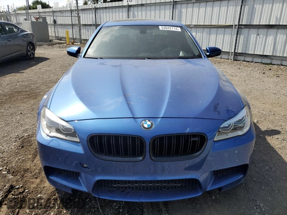 2016 BMW M5 with VIN WBSFV9C56GD595598, listed as a Copart auction lot 53042714 with 87,563 mi miles. Bid and sale history available at carsss.com. Image 5.