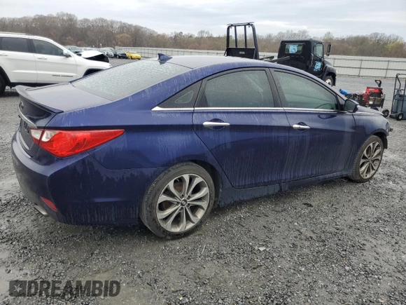 2014 Hyundai Sonata SE with VIN 5NPEC4AC0EH820151, listed as a Copart auction lot 50064345 with 178,442 mi miles and Salvage Title. Bid and sale history available at DreamBid. Image 3.