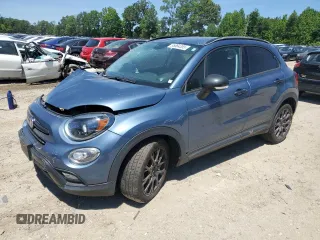 2018 FIAT 500X Urbana Edition with VIN ZFBCFXCB6JP642249, listed as a Copart auction lot 55864355 with 60,798 mi miles and Salvage title. Bid and sale history available at DreamBid. Image 1.