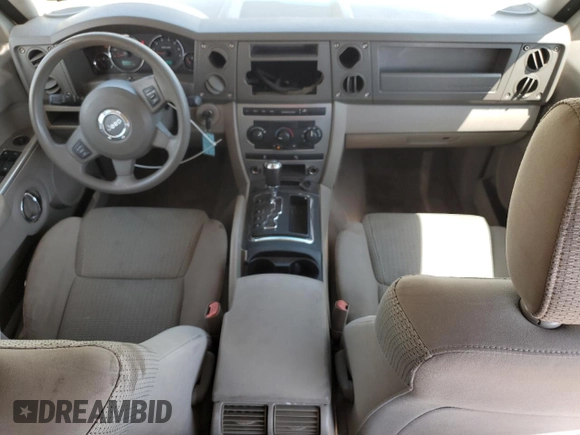 2006 Jeep Commander with VIN 1J8HH48K46C203109, listed as a Copart auction lot 65867435 with 191,804 mi miles and Salvage title. Bid and sale history available at DreamBid. Image 8.