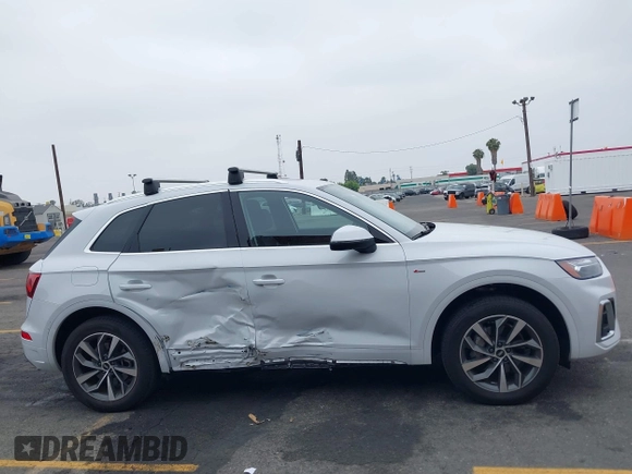 2022 Audi Q5 S line Premium Plus with VIN WA1EAAFYXN2075073, listed as a IAAI auction lot 42444448 with 16,404 mi miles and . Bid and sale history available at DreamBid. Image 13.