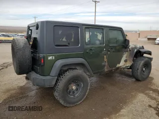 2007 Jeep Wrangler Unlimited X z VIN 1J4GA39197L181305, wystawiony jako Copart lot #45928555 z przebiegiem Nie podano mil oraz Szkoda całkowita • Salvage title. Historia ofert i sprzedaży dostępna na DreamBid. Obrazek 3.