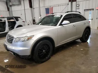 2006 Infiniti FX z VIN JNRAS08W46X207434, wystawiony jako Copart lot #53947205 z przebiegiem 147 636 mil mil oraz Nie do naprawy. Historia ofert i sprzedaży dostępna na DreamBid. Obrazek 1.