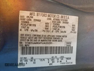 2000 Ford Explorer Sport with VIN 1FMYU60E4YUA35291, listed as a Copart auction lot 42510495 with 136,532 mi miles and Salvage title. Bid and sale history available at DreamBid. Image 15.