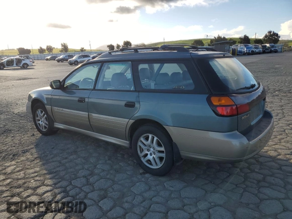 2000 Subaru Legacy Outback with VIN 4S3BH6657Y7620094, listed as a Copart auction lot 48182655 with 296,942 mi miles and Salvage title. Bid and sale history available at DreamBid. Image 2.
