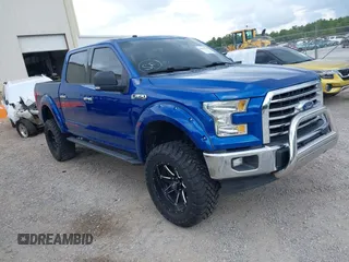 2017 Ford F-150 XL with VIN 1FTEW1EF5HFA25430, listed as a IAAI auction lot 42614418 with 153,122 mi miles and . Bid and sale history available at DreamBid. Image 1.