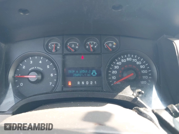 2010 Ford F-150 XL with VIN 1FTEX1CW9AFD31245, listed as a IAAI auction lot 42538912 with 250,921 mi miles and . Bid and sale history available at DreamBid. Image 7.