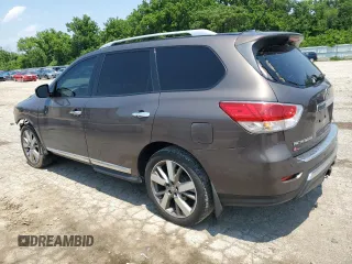 2015 Nissan Pathfinder S with VIN 5N1AR2MM1FC616327, listed as a Copart auction lot 59790175 with 141,116 mi miles and Salvage title. Bid and sale history available at DreamBid. Image 2.