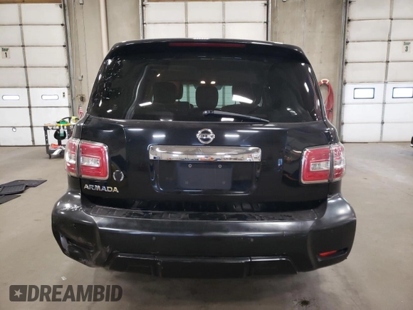 2018 Nissan Armada SV with VIN JN8AY2NC4J9550265, listed as a Copart auction lot 74970624 with 248,847 mi miles and Salvage Title. Bid and sale history available at carsss.com. Image 6.