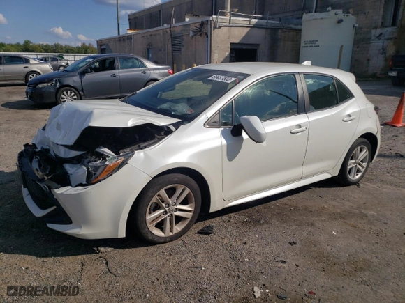 2019 Toyota Corolla Hatchback SE with VIN JTNK4RBE8K3072488, listed as a Copart auction lot 68483833 with 68,043 mi miles. Bid and sale history available at carsss.com. Image 1.