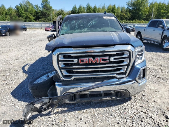 2022 GMC Sierra 1500 Limited SLT with VIN 3GTU9DED6NG124674, listed as a Copart auction lot 74126964 with 47,764 mi miles and Salvage Title. Bid and sale history available at carsss.com. Image 5.